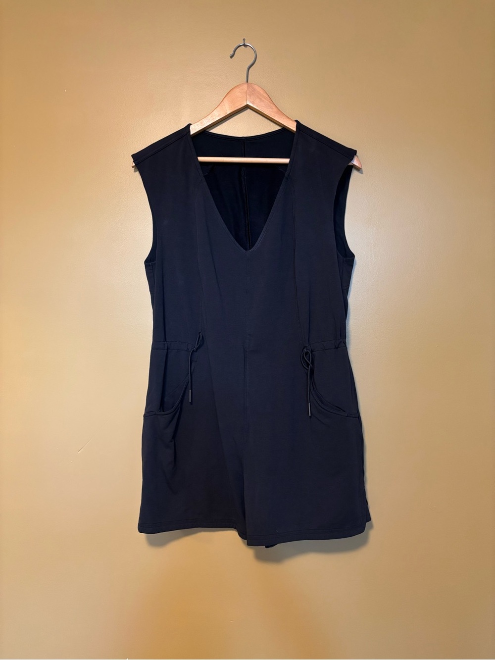 lululemon athletica Black Sleeveless Romper with Drawcord - Picture 3 of 5
